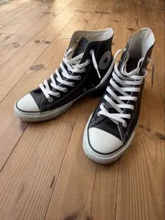 CONVERSE ALLSTAR LEATHER HI BLACK 28cm