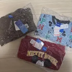 Disney ミッキーマウス パーカー トレーナー ロンティー 3点セット