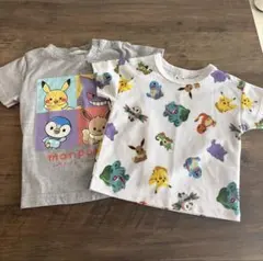 【最終お値下げ8/10まで限定出品】ポケモン　半袖Tシャツ2枚セットのサムネイル