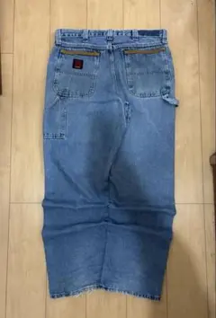 Wrangler ライトブルーデニムパンツ バギーデニム　ストリートw 36