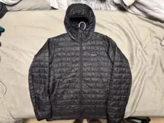 値段交渉ありpatagonia men's Nanopaffフーディ　黒　L