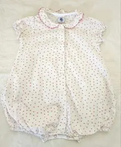 PETIT BATEAU 小花柄 ロンパース 12mのサムネイル