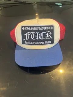 クロムハーツ トラッカーキャップ FUCK 赤×白 - メルカリ