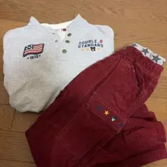 DOUBLE.B ダブルビー トレーナー＆パンツ 140cm