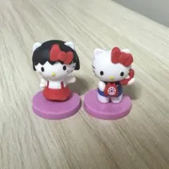 チョコエッグ　ハローキティ2種セット（ちびまる子ちゃん&ダイヤル電話）