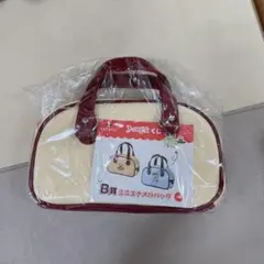 デニーズ ドキドキくじ B賞 ミニエナメルバッグ2種 アイスブルー