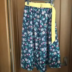 Right-on 花柄ロングスカートのサムネイル