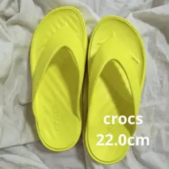 【crocs】厚底サンダル