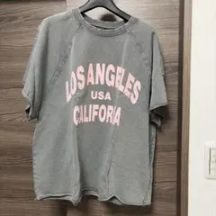 ZARA LOS ANGELES 半袖Tシャツ グレー Mサイズのサムネイル