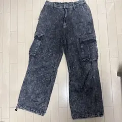JUNGLE STORM ケミカルウォッシュ カーゴパンツ