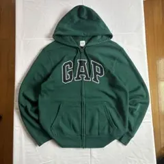 a*c様 00s oldgap 緑 ジップパーカー ロゴドン 雰囲気 シティーボ