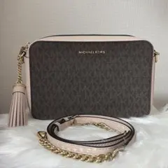 MICHEAL KORS ショルダーバッグ(ピンク系)
