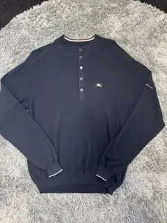 BURBERRY GOLF ネイビー ニットセーター M