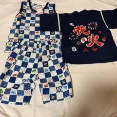 甚平セット 100cm 3点セット　しまむら
