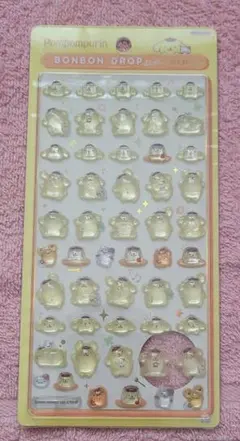 正規品　ボンボンドロップシール　ミニ　サンリオ　ポムポムプリン