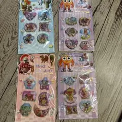 イタリアンブレインロット　キラキラ水入りシール4枚セット