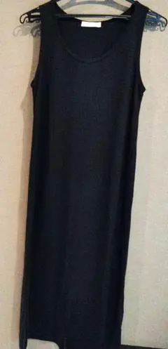 黒のノースリーブロングチュニック
