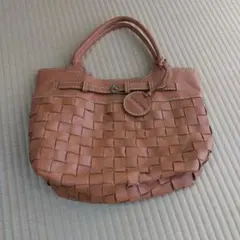 zucchero 編み込みレザートートバッグのサムネイル