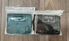 UNIQLO ユニクロ カラー クルーネック Tシャツ 半袖 Sサイズ 2枚