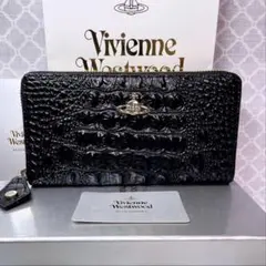 【ラグジュアリー✨️】高級 Vivienne Westwood 長財布 黒