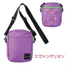 エヴァンゲリオン × ワークマン サコッシュ パープル
