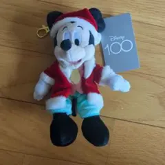 Disney 100 ミッキーマウス ぬいぐるみキーホルダー