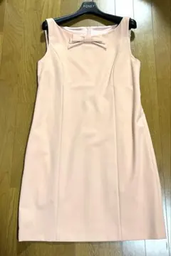 TOCCA】サイズ0 パールデザイン ワンピース ピンク 膝下丈 - メルカリ