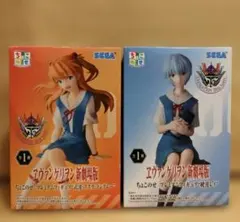 エヴァンゲリオン新劇場版 アスカ・ラングレー 綾波レイ ちょこのせ フィギュア
