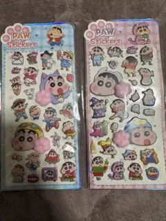 【シール】クレヨンしんちゃん 肉球シール もちぷにゅシール おしりシール