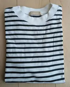 ボーダー 半袖Tシャツ L クロコダイル