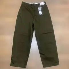 シ*ン様 UNIQLO U.ユニクロ.ワイドフィットチノ.カーキ.
