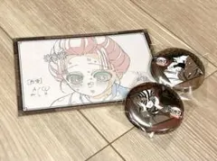 鬼滅の刃 ダイニング　お楽しみくじ　缶バッチ　猗窩座　恋雪　狛治