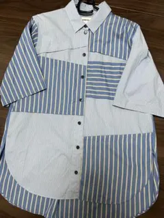 エンフォルド　STEP SHIRT ストライプシャツ　enfoldのサムネイル