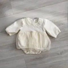 mamaraku チュールロンパース　ベビードレス　70