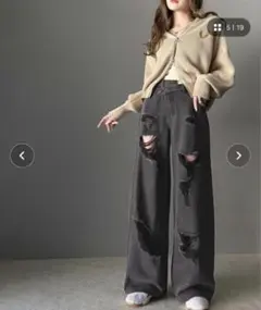 デニムパンツ　Java classicalelf