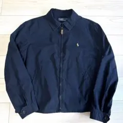 う*つ様 定番　ポロバイラルフローレン　スウィングトップブルゾン　ネイビー　XL