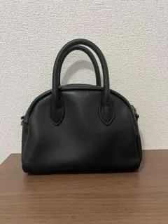【美品】EFOLE ミニボストン ショルダー バッグ　ブラック