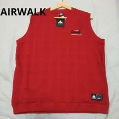 新品 Airwalk エアウォーク Vネック ニット ベスト 大きいサイズ