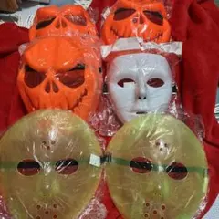 新品ハロウィンマスク 6個セット