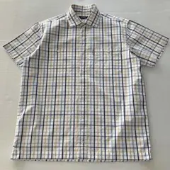 Burberry London バーバリー　チェック柄 半袖シャツ　Mサイズ