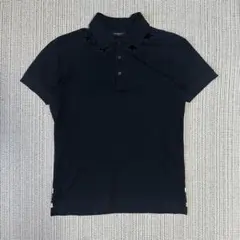 GIVENCHY ブラック ポロシャツ 星型刺繍 GIVENCHY(ジバンシィ) Star Polo Shirt スターロゴ刺繍 半袖