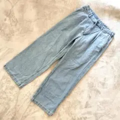 めだか様専用GU メンズ デニムバギースラックス 丈標準68.0～72.0cm