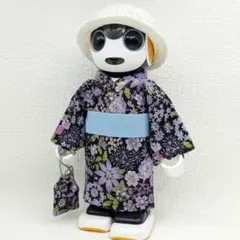 はむいちな 様 ご依頼ロボホン 服 酔いどれにゃんこ きもの&巾着バック