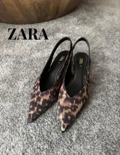 美品【ZARA/ザラ】ローヒールパンプス　size 38