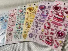 新品 サンリオ キラキラジュエルシール キティ チャーミーキティ 6枚セット