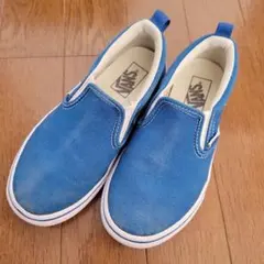 VANS 青 スリッポン　20cm