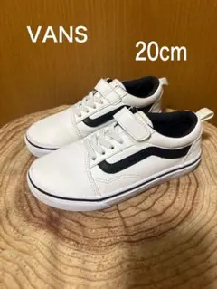 VANS スニーカー 20cm ホワイト/ブラック