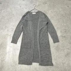 s3358 チャオパニックティピー 長袖カーディガン ロング丈 モヘヤウール混