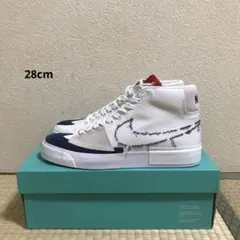 レア ナイキNIKE SB BLAZER MID EDGE WHITE 28cm