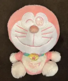 ドラえもん ぬいぐるみ ピンク レトロ　©2009 ウインク